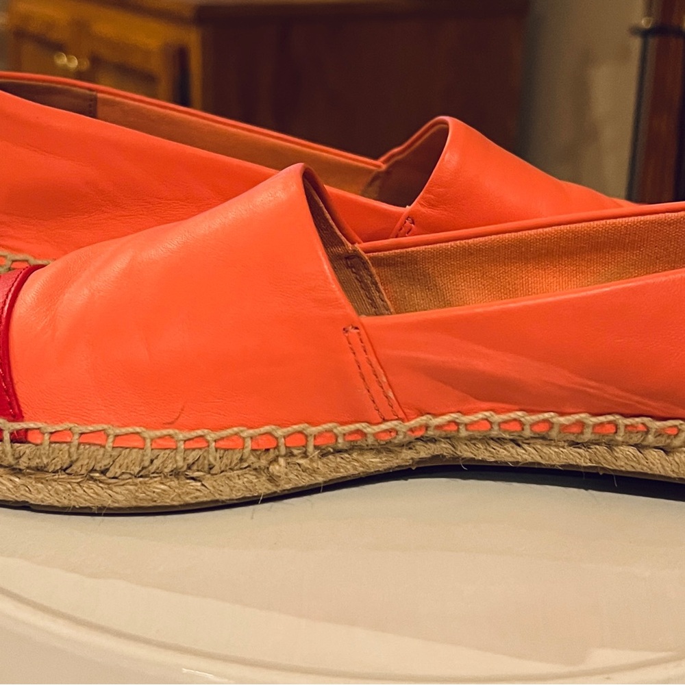 Tory Burch Color Block Leather Espadrilles - Picture 6 of 7